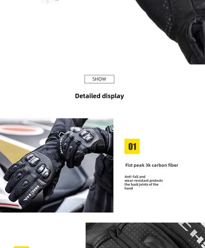 DURACOLD Reflective Sheepskin Riding Gloves