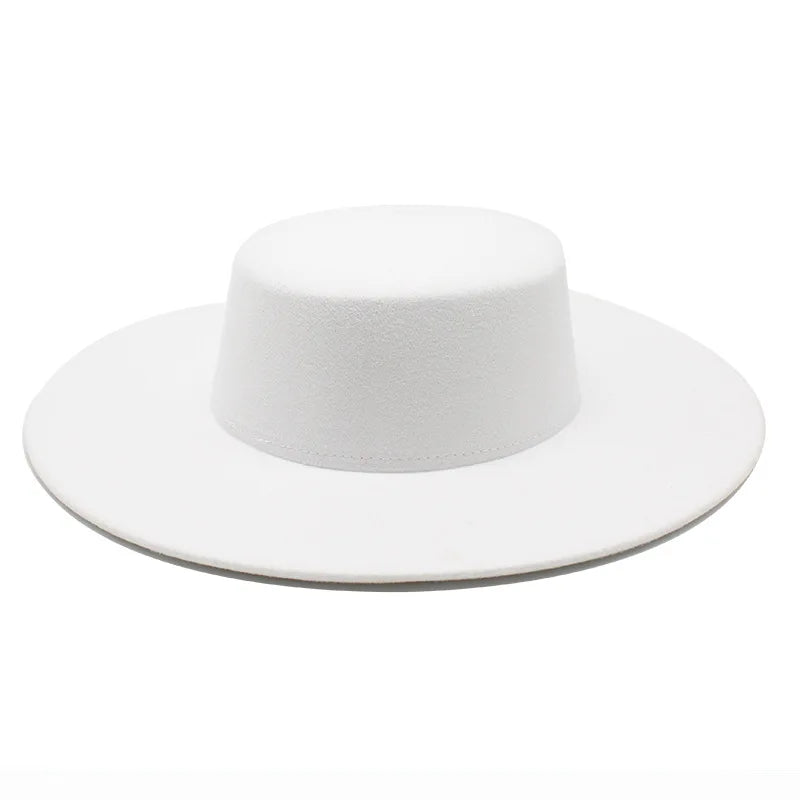 Wide Brim Fedora Hat — Women's French Style