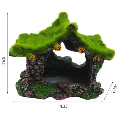 Aquarium Decoration House Cave Decoration Tank