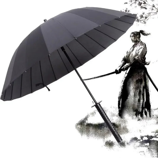 "The Samurai Umbrella: Elegance and Protection in One"