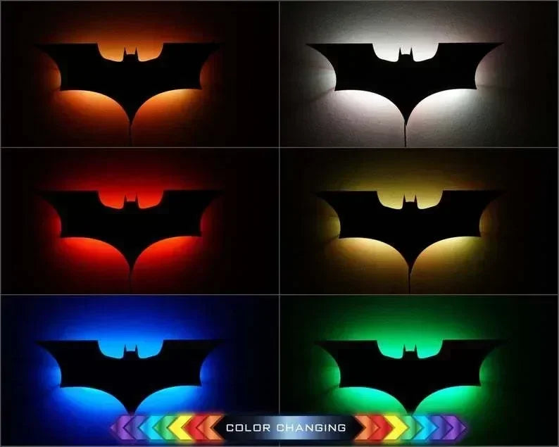 Bat Shape Bedside Light Atmosphere Logo Lamps Hot