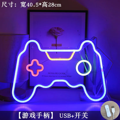 LED Icon Game Over Neon Light Sign