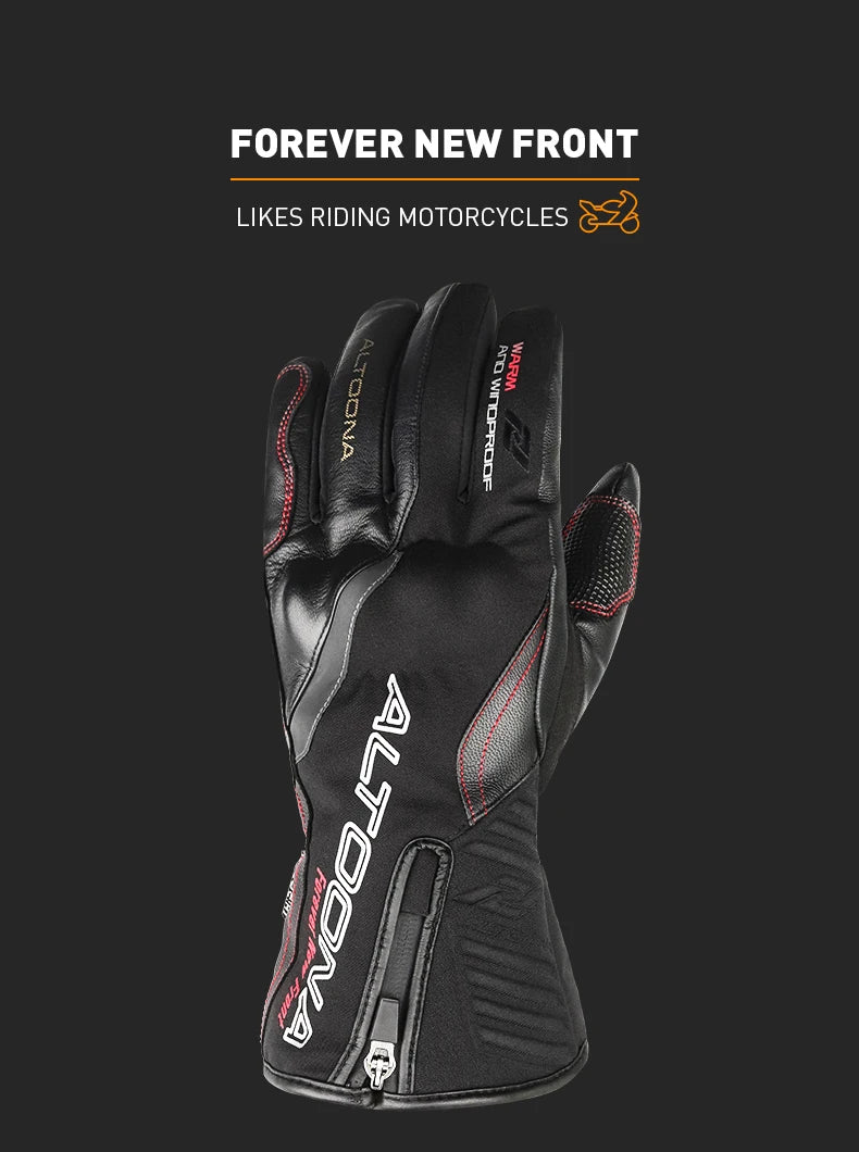 Winter Windproof Touchscreen Motorcycle Gloves