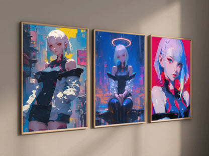 Cyberpunk 2077 Art: Judy & Johnny Wall Decor