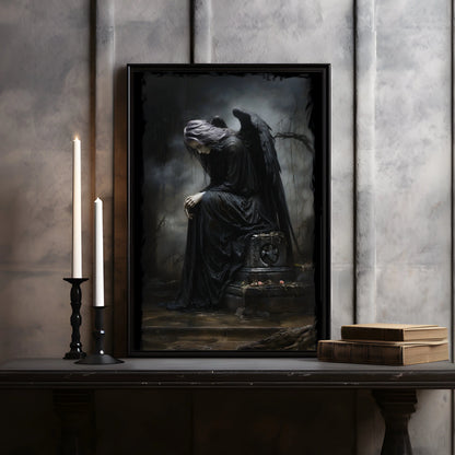Victorian Spook: Dark Canvas Art for Eerie Homes