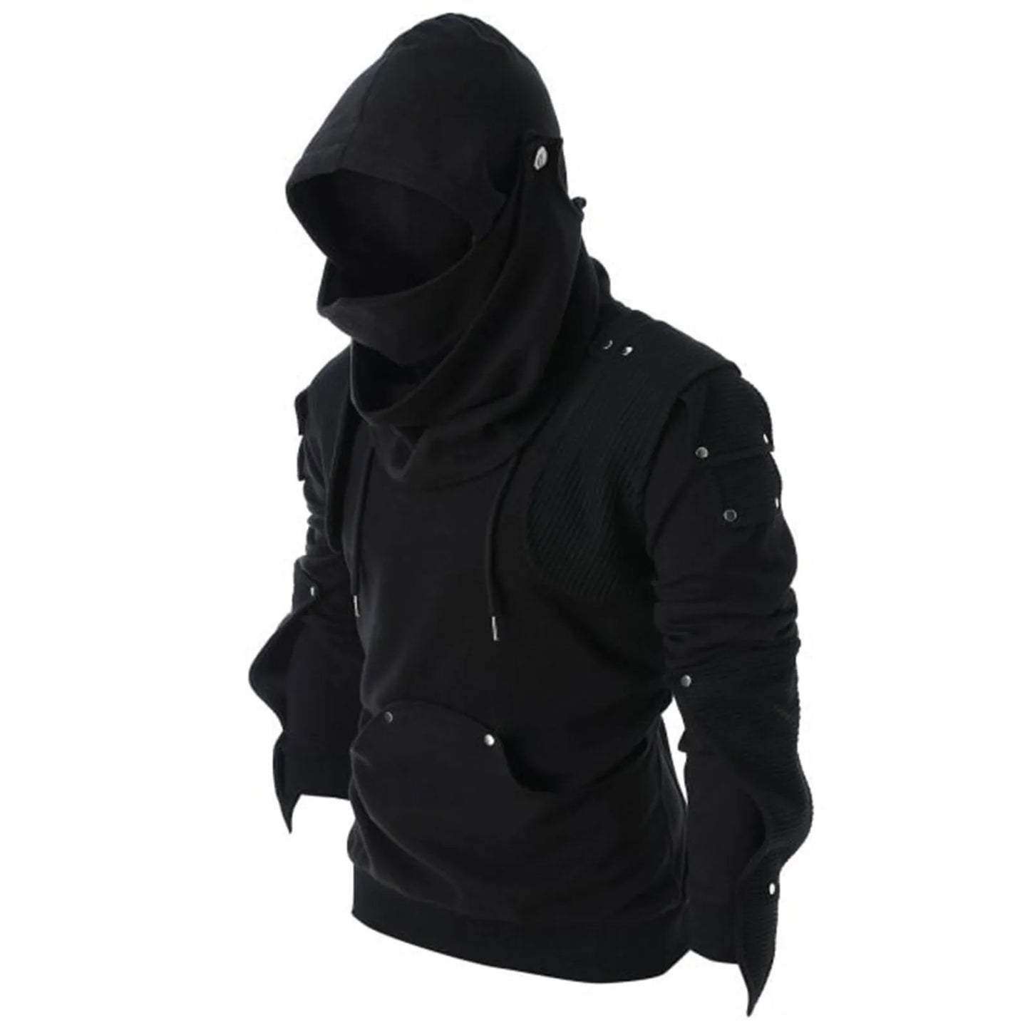 Gothic Fashion Hooded Sweatshirt Loose Coat