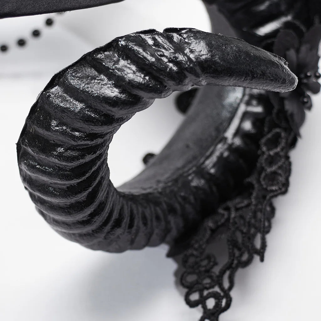 Gothic Enchanted Demon Horn Headpiece