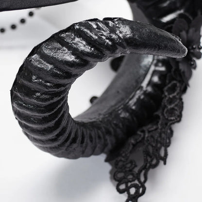 Gothic Enchanted Demon Horn Headpiece