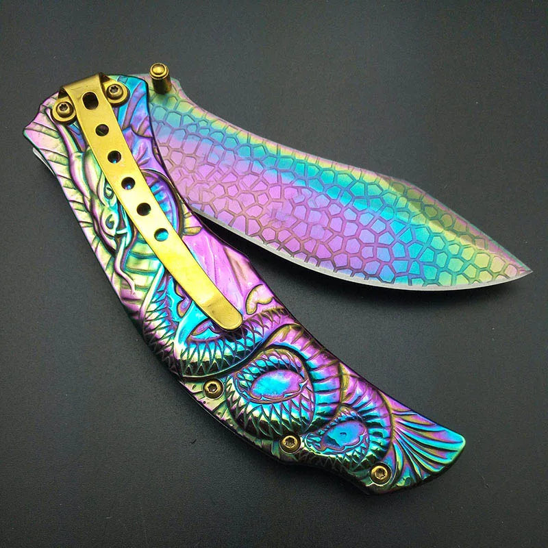 Dragon Carve Tactical Folding Knife  Collection