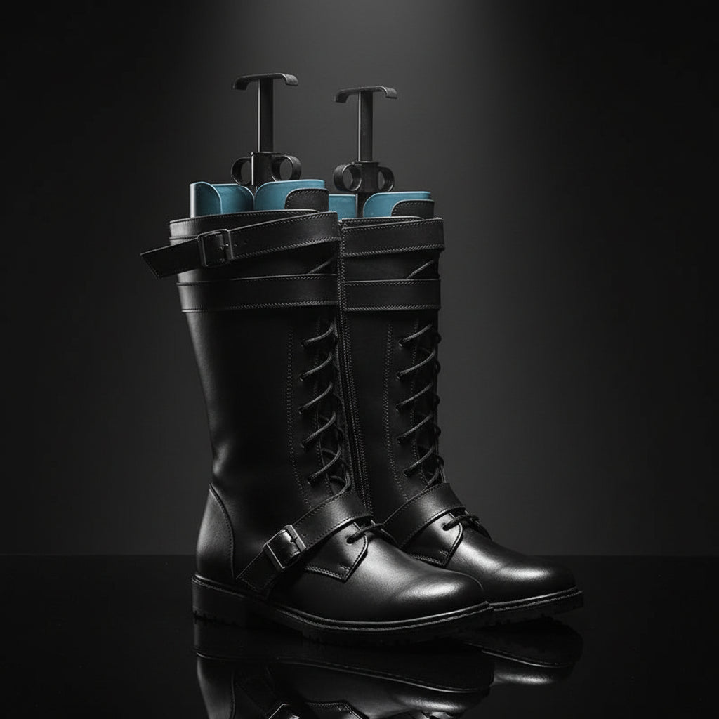 Karl Heisenberg Cosplay Boots — Resident Evil Village ·