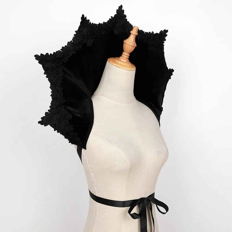 Gothic Vampire Collar Cape — Velvet Victorian · Cosplay