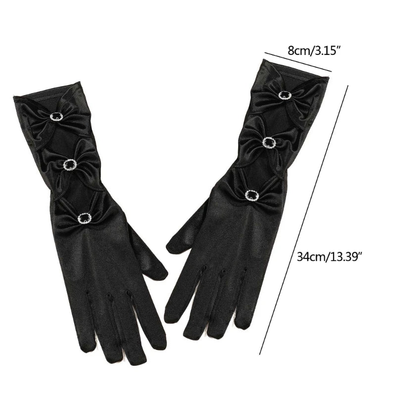 Black Crystal Gloves for OPERA