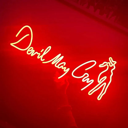 Neon Sign Devil01 May Cry