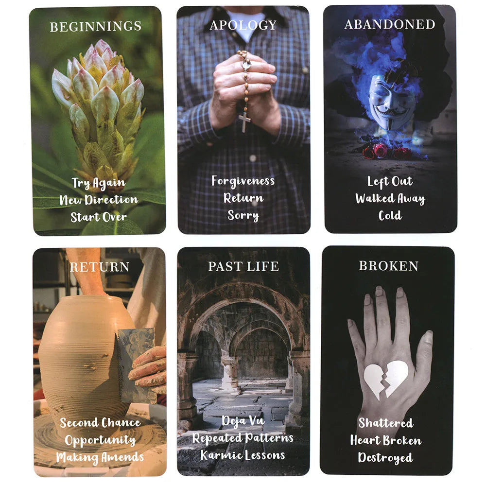 Tarot Cards with Keywords English Version