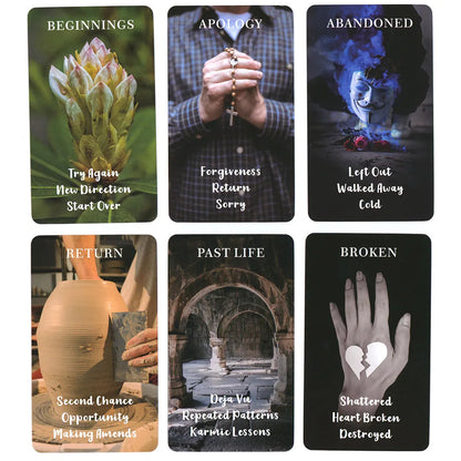 Tarot Cards with Keywords English Version