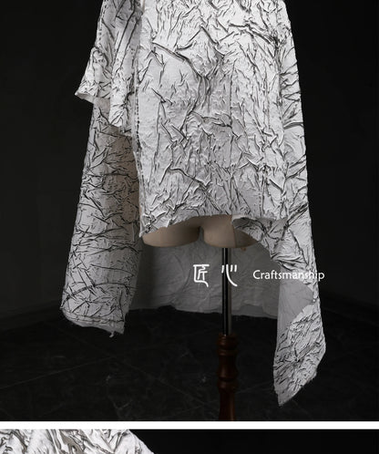 Eco Jacquard Pleat Fabric for Fashion Creations