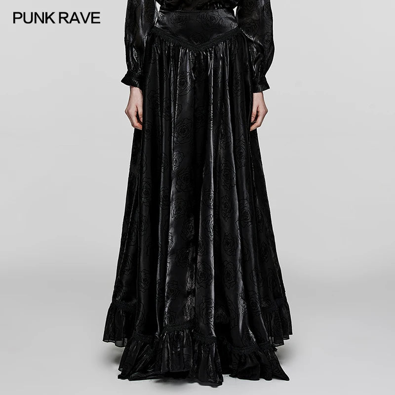 Gothic Skirt Ruffled Edges