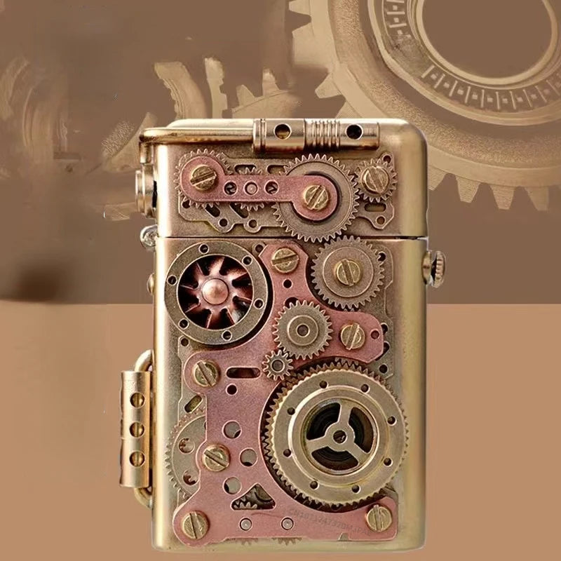 Mechanical Creative Pure Copper Kerosene Lighter Steampunk