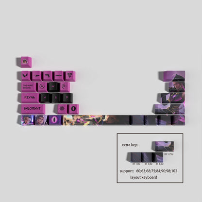 Vlaorant keycaps  reyna keycaps 29keys mini set OEM Profile