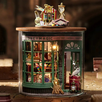 Dollhouse Miniature With Furniture Kit Magic House
