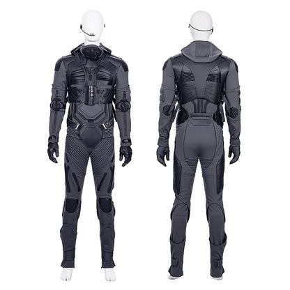 Arrakis Aka Dune Cosplay Costume Armor Suit with Vest Jumpsuit Cape