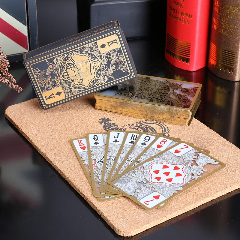 Gold Edge Poker Cards Collection Gift