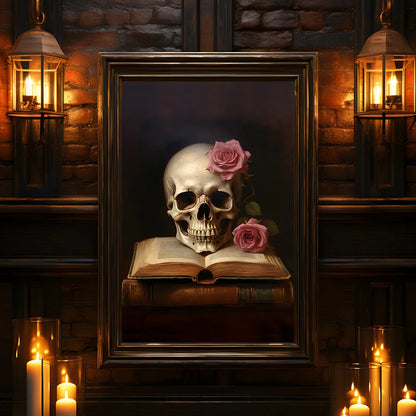 Victorian Spook: Dark Canvas Art for Eerie Homes
