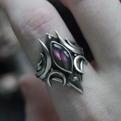 Retro Purple Zircon Jewelry