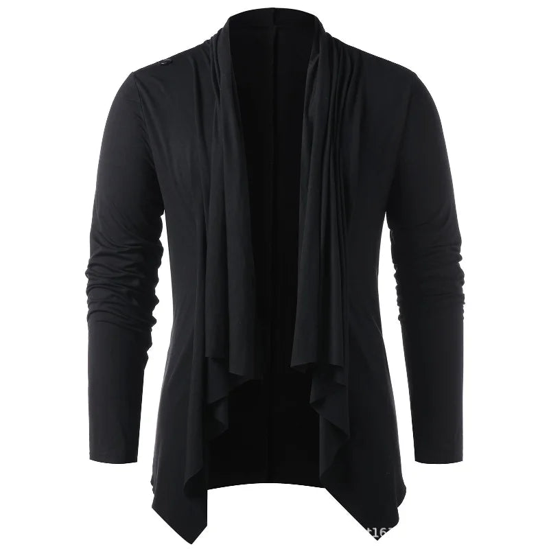 Chic Men’s Solid Cardigan: Casual Style Essential