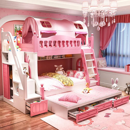 princess bed, solid wood