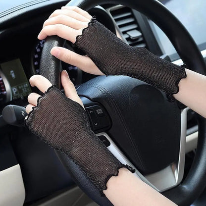 Mystic Mesh Anti-UV Cycling Gloves for Women