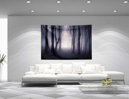 Misty Forest Tapestry Wall Hanging