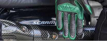Retro Racer Touchscreen Gloves - Spring & Summer