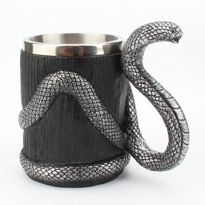 Creative Cobra Figurine Statue Mug Art