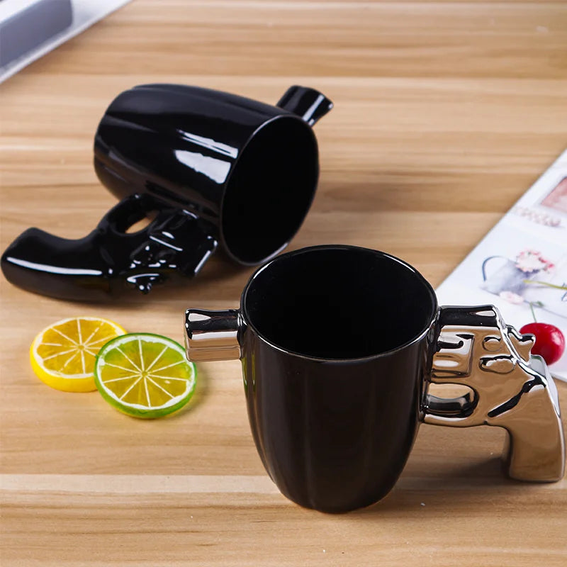 Creative Gun Modeling Ceramic Coffee Mug