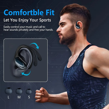 Control Noise Reduction Earhooks Waterproof Headset for Sports