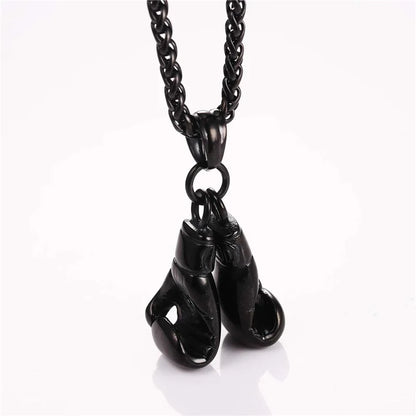 Boxing Necklace U7  Sporty Punk Jewelry