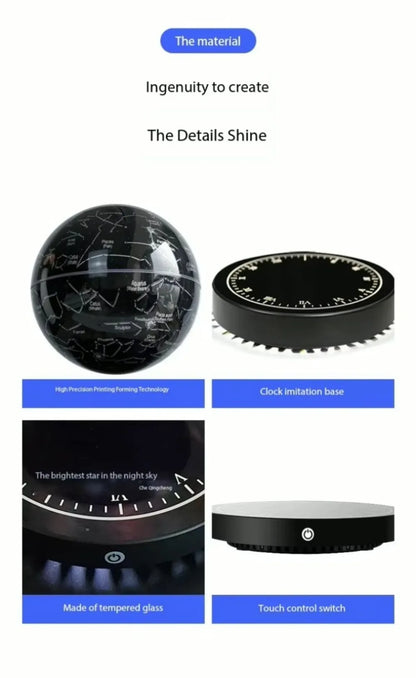 LevitateGlow: Floating Starry Night Lamp