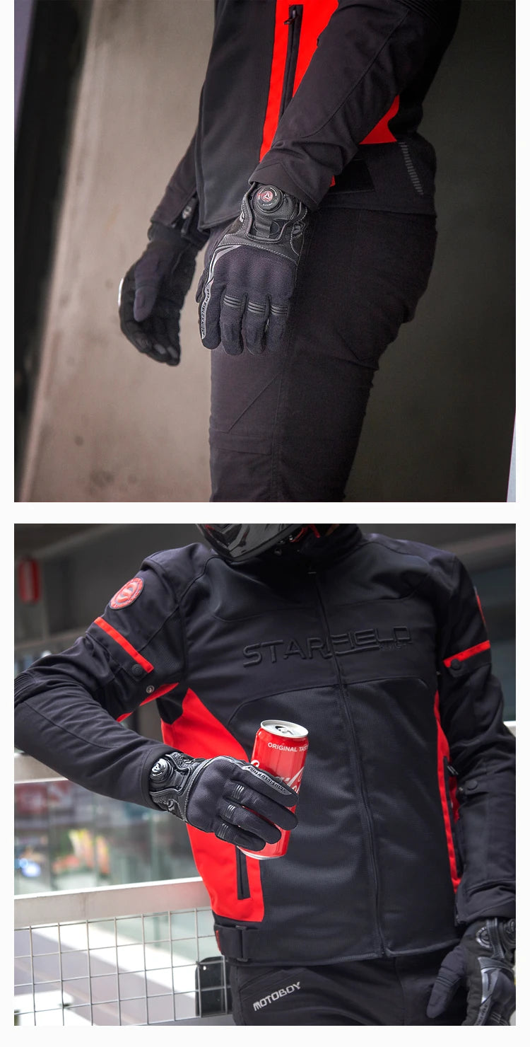GlideGuard Summer Riding Gloves - Star Field Knight