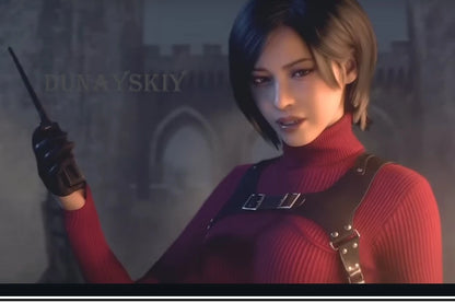 Ada Wong Evil Cheongsam Cosplay Costume Set