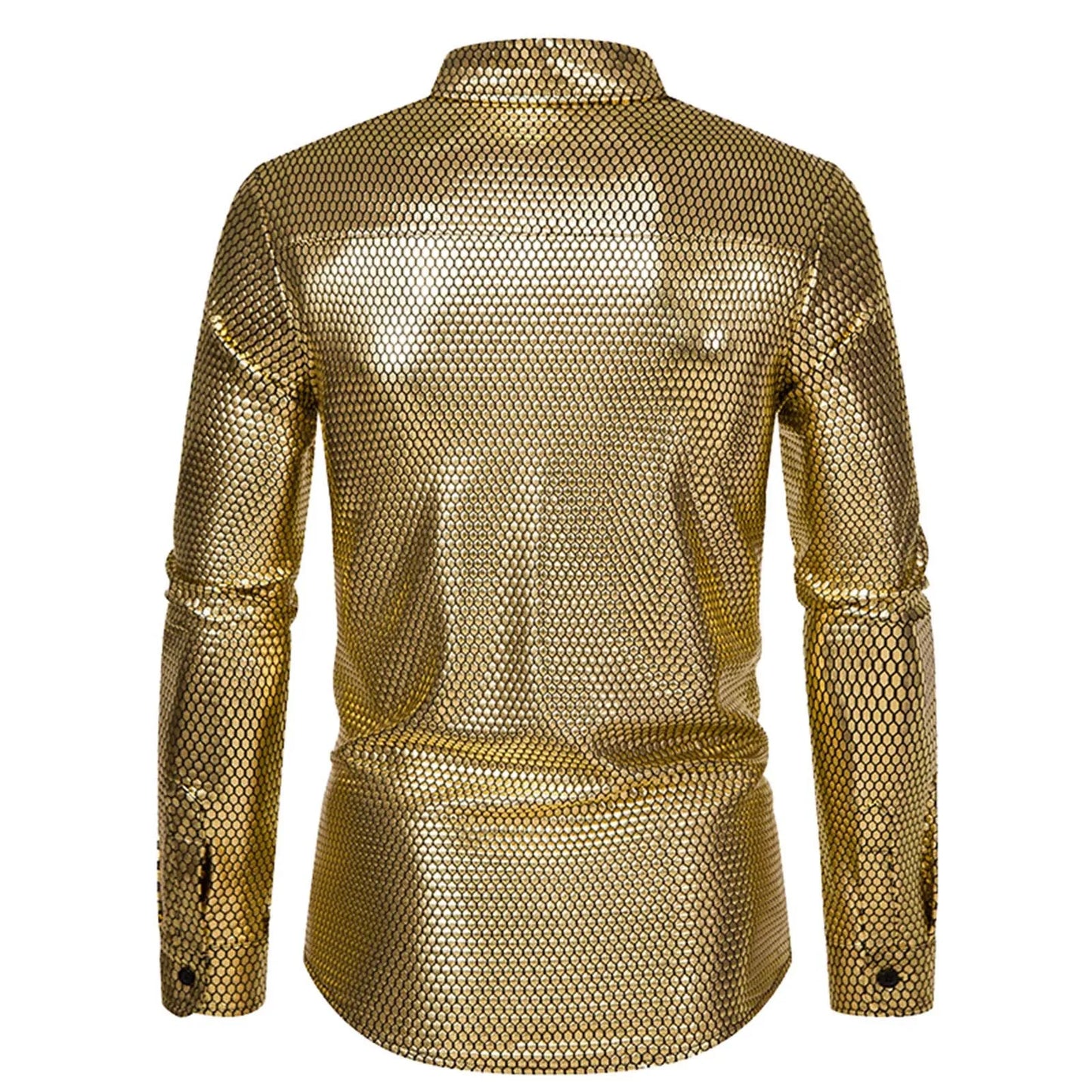 Classic T Shirts for Men Autumn Winter Single Breasted