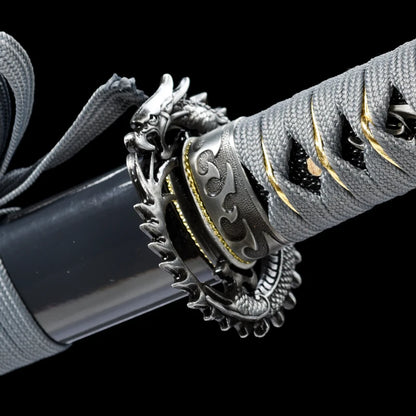 Majestic Dragon Sword Fittings Set for Samurai Blades