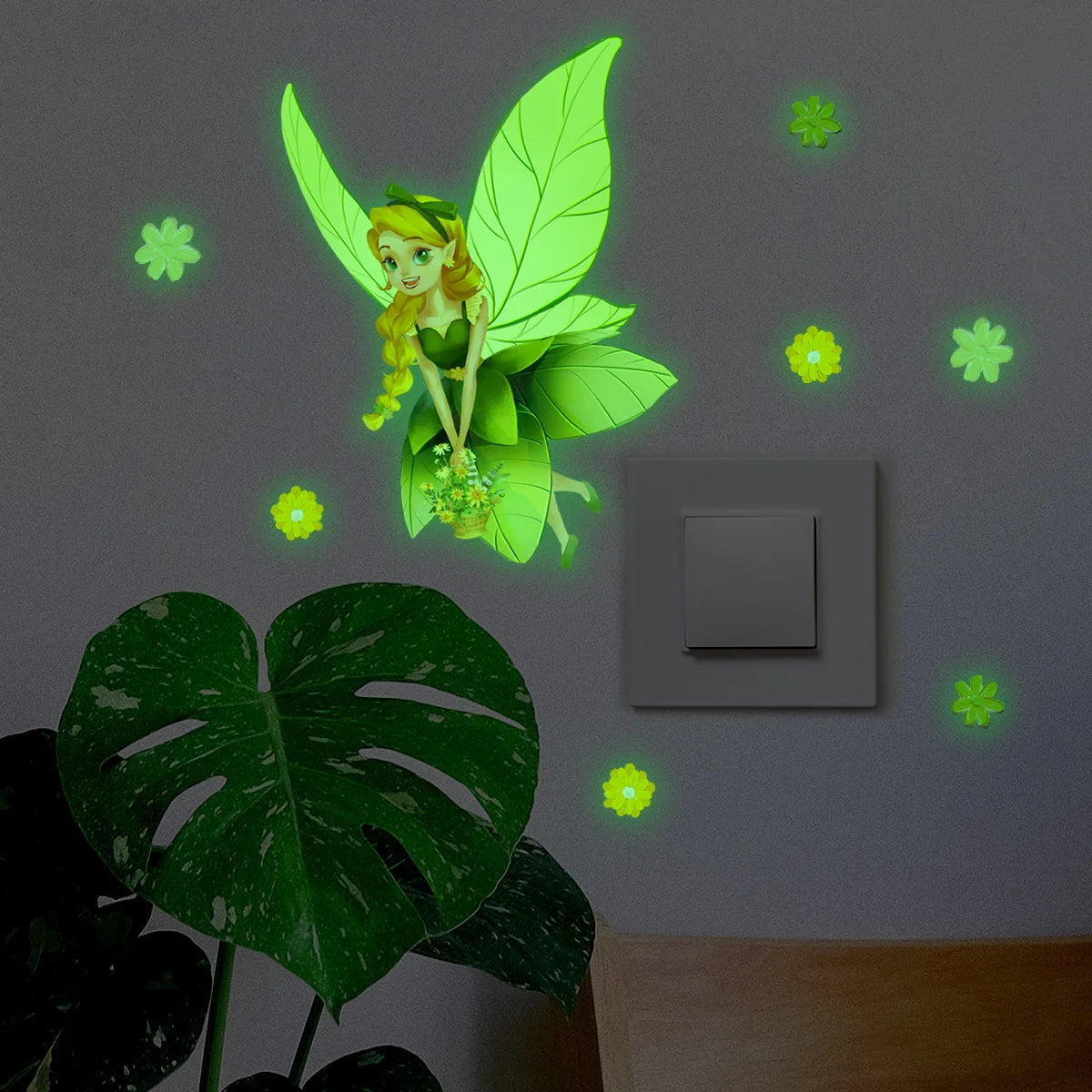 Fairy Elf Fairy Luminous Wall Stickers for Girls Room