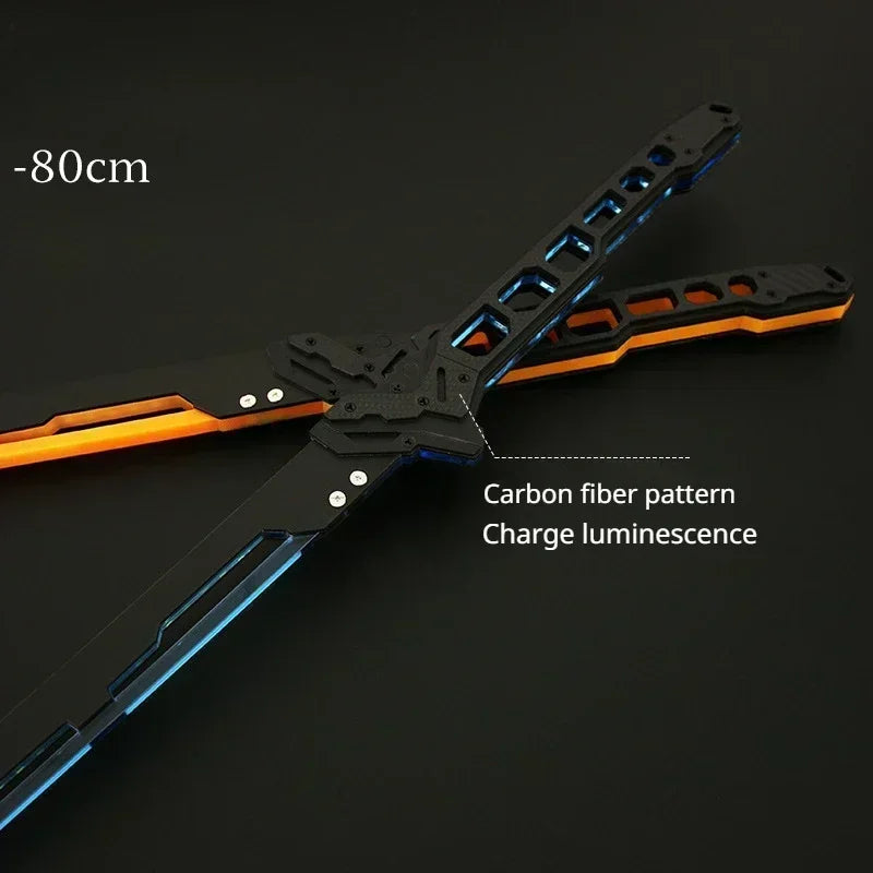 Punk Thermal Katana - Sci-Fi Glow Gaming Sword