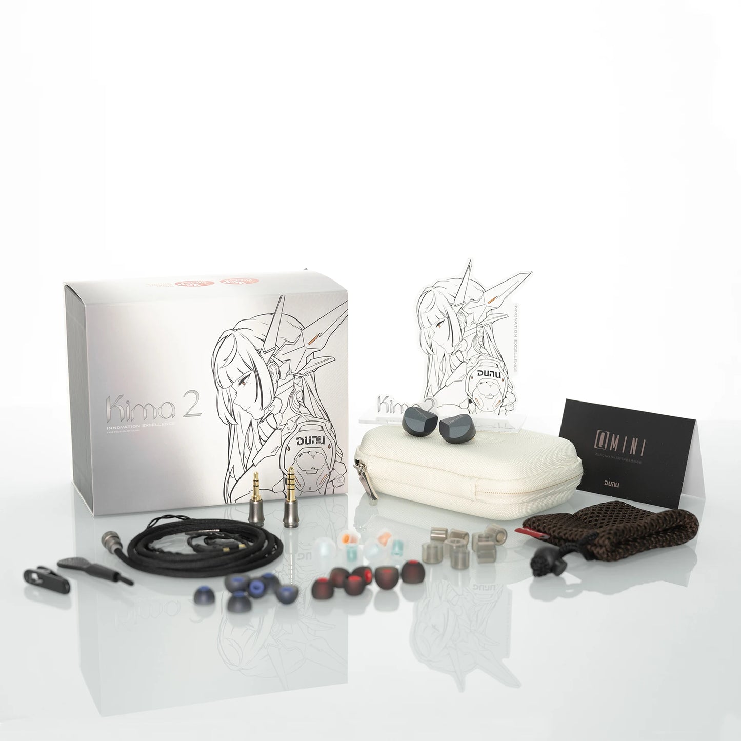 DUNU KIMA2 Raven Teal — DLC Dynamic Driver HiFi Earphones