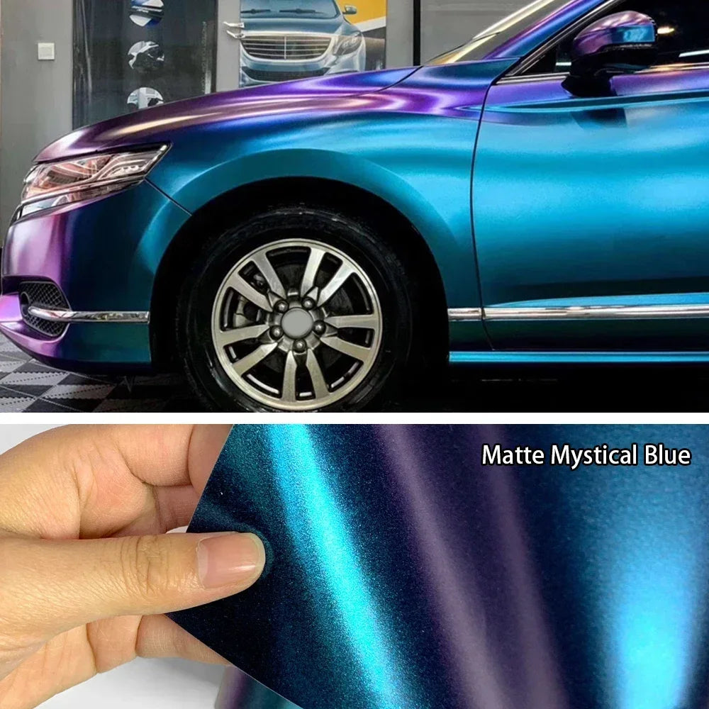 Chameleon Wraps: Glossy Matte Motorcycle Stickers