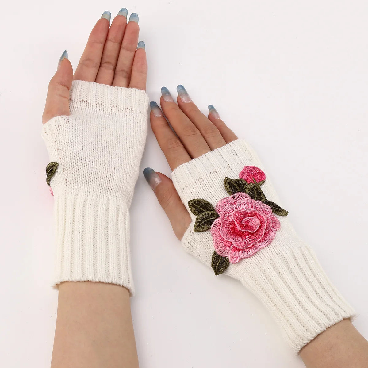 Knitted Fingerless Gloves Fashion