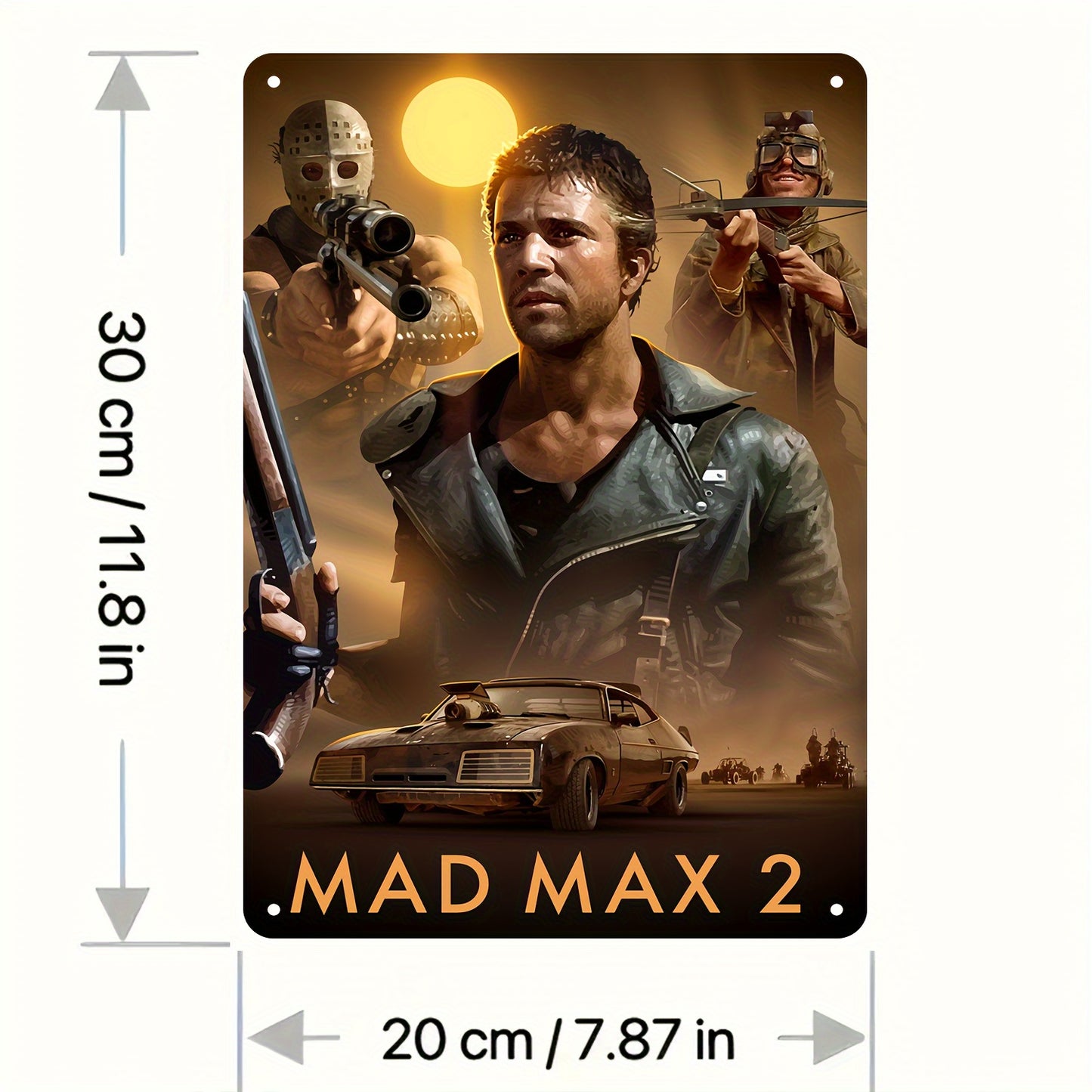 Mad Max Metal Sign — Retro Wall Art