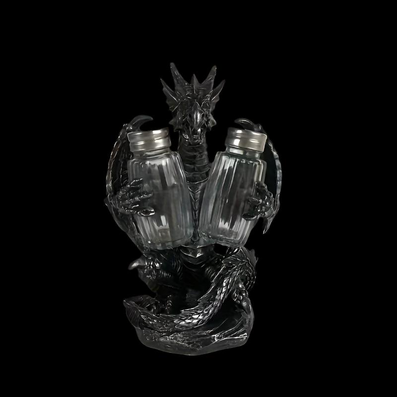 Gothic Statue Salt And Pepper Shakers Holder