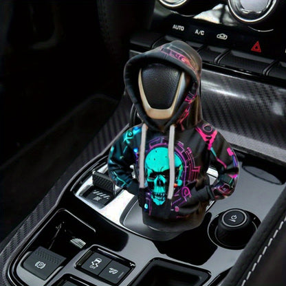 Gothic Skull Gear Shift Hoodie - Dustproof Auto Cover